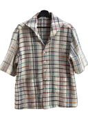 Bespoke one-piece collar shirt inspired by Hollywood actor Gary Cooper, with 2 patch pocket design.