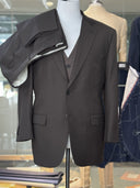 Dark brown suit jacket and pants on a mannequin in WH Bespoke Bukit Bintang branch.