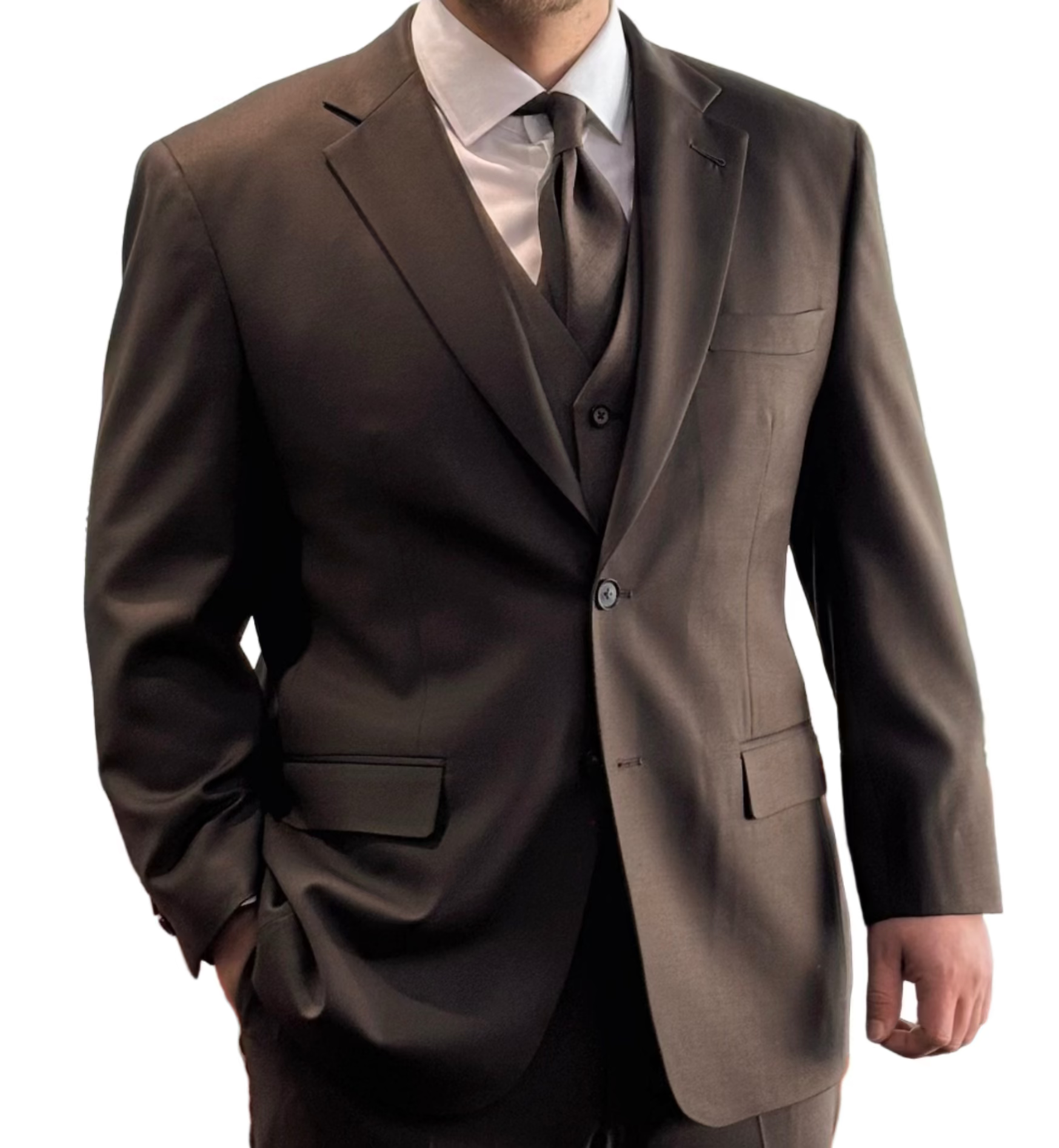 Bespoke 3-Piece Brown Suit | Custom Tailoring | Custom Made Tailor KL ...