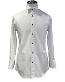 bespoke cotton tuxedo shirt