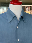 Thomas Mason chambray one-piece collar shirt