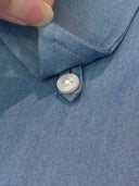 Thomas Mason bespoke shirt with one-piece collar