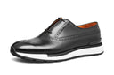 Italian Leather Brogue Sneakers (MTO)