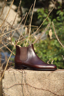 bespoke leather boots travel wear