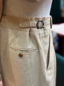 lightweight wool linen suit