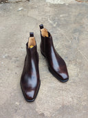 bespoke boot leather selection