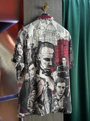 luxury silk art shirt KL