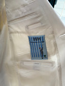 White Bespoke Tuxedo Jacket