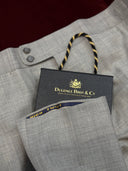 flat front wool trousers tailored KL