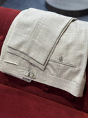 tailored trousers close up fabric texture