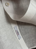 White Albini linen shirt with brand label