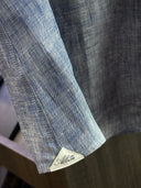 Albini Linen Shirt: Classic Blue Collection
