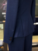 Navy blue women’s bespoke business suit Malaysia