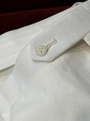 Made-to-measure linen pants | slim fit trousers