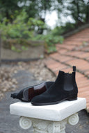 full grain leather bespoke boots