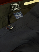 Unlined navy bespoke jacket for warm-weather dressing