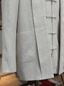 Modern Chinese-inspired bespoke suit by WH Bespoke