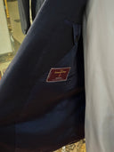 Midnight blue two-piece suit in Zegna Traveller wool