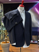 One-button bespoke jacket in Zegna Traveller cloth