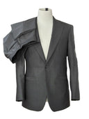 Grey formal 2 piece suit by WH bespoke tailor in malaysia