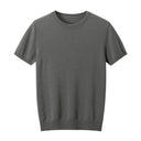 Gray t-shirt on a white background