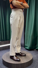 A person wearing customised pants made in kuala lumpur, malaysia