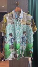 mother of pearl buttons art shirt