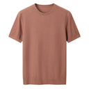 Rose gold T-shirt suitable for women.
