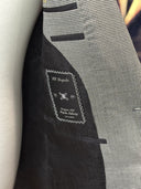 Black Patterned Jacket Lining KL | WH Bespoke