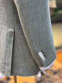 Sage green wool-linen bespoke suit by WH Bespoke